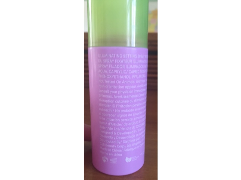 Colour Spell By Profusion Illuminating Setting Spray, 2.7 fl oz/80 mL