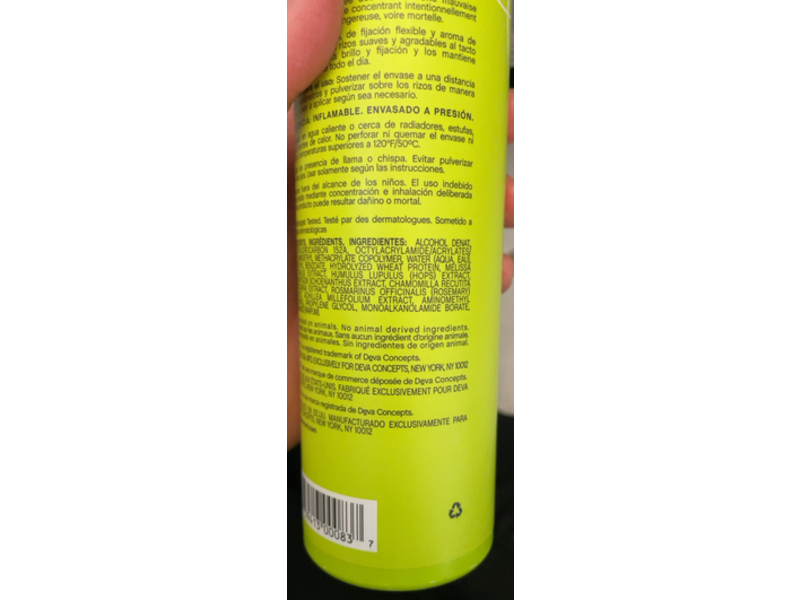 Deva Curl Flexible Hold Hair Spray, 10 oz/283 g