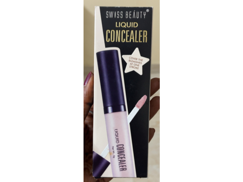 Swiss Beauty Liquid Concealer, 01 Warm Sand, 6 g