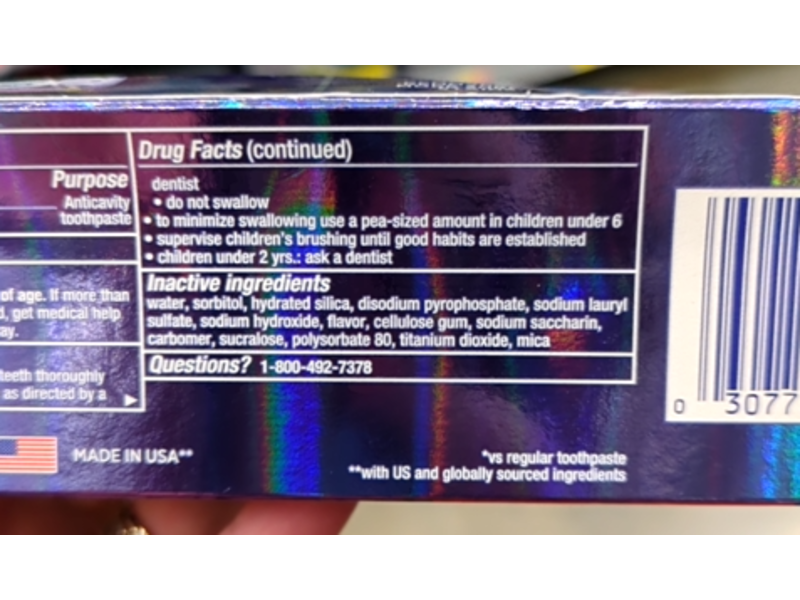 Crest 3D White Advanced Toothpaste, Glamorous White, 3.3 oz/93 g