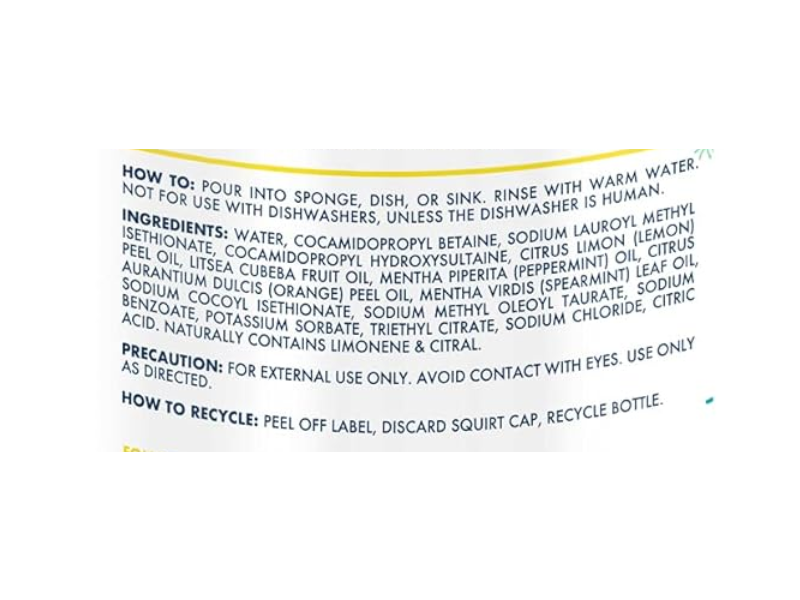 Aunt Fannie's Microcosmic Probiotic Power Dish Soap, Fresh Lemon, 16 fl oz/473 mL