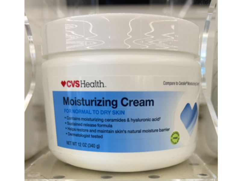 Cvs Health Moisturizing Cream, Normal To Dry Skin, 12 oz/340 g