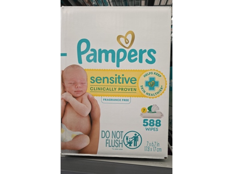 Pampers Baby Wipes, 588 Count