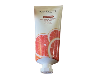 Poshbottle New York Hand & Body Cream, Grapfruit, 3.52 oz