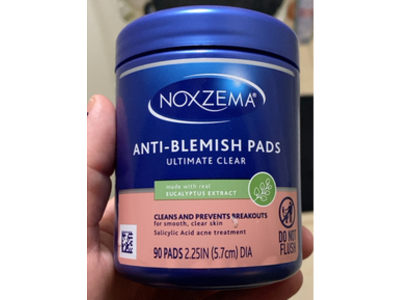 Noxzema Face Anti Blemish Pads, Eucalyptus Extract, 2.25 In, 90 Count