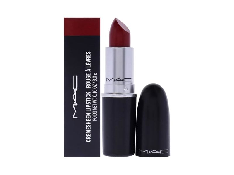 MAC Cremesheen Lipstick, Brave Red, 0.10 oz/3 g