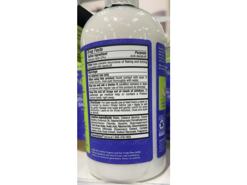 Shea Moisture Anti - Dandruff Conditioner, Apple Cider Vinegar, 13 fl oz/384 mL