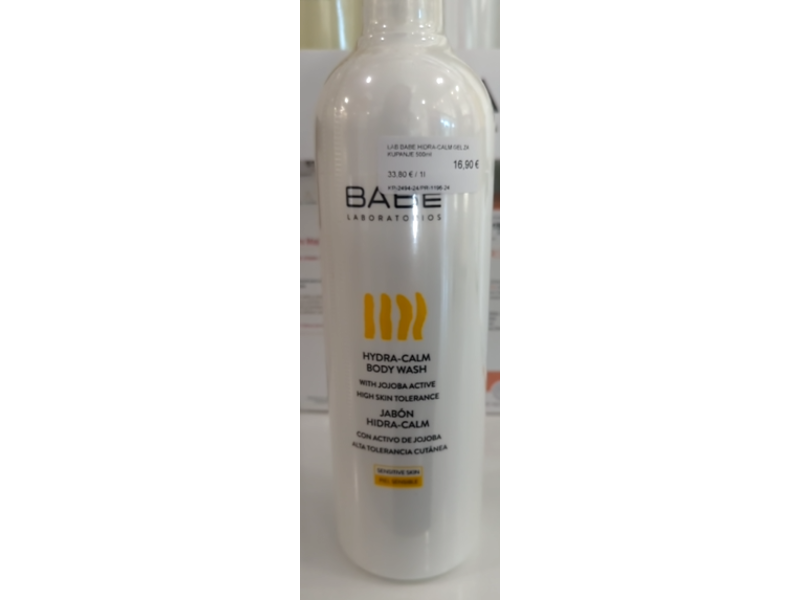 Babe Laboratorios Hydra - Calm Body Wash, 17 f l oz/500 mL