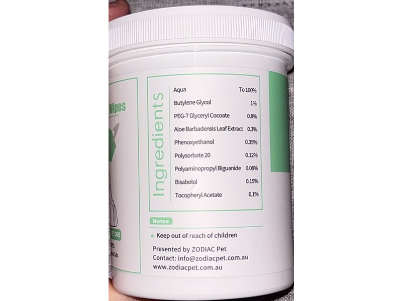 Zodiac Pet Eye Wipes, 150 Count