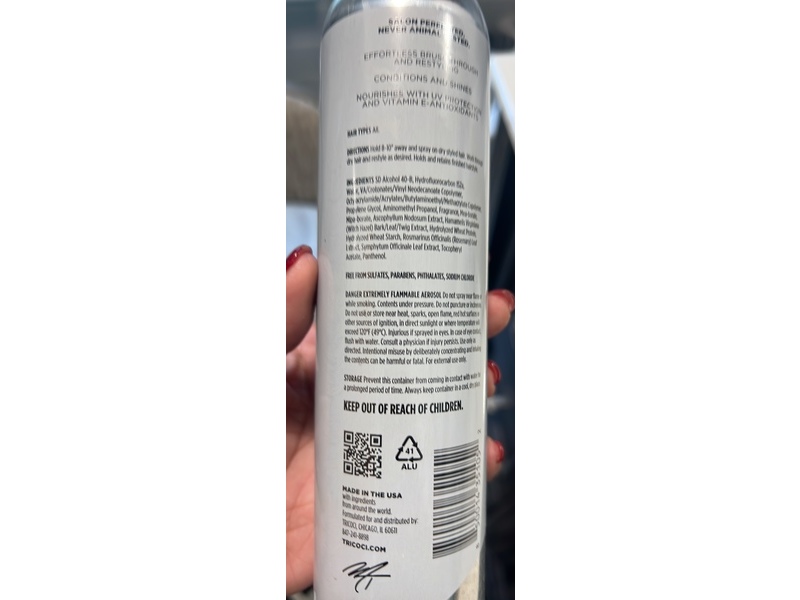 Tricoci Ultimate Sculpting Hairspray, 10 oz/283 g