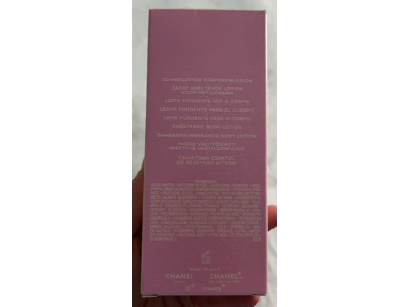 Chanel Chance Body Moisture, 6.8 fl oz/200 mL