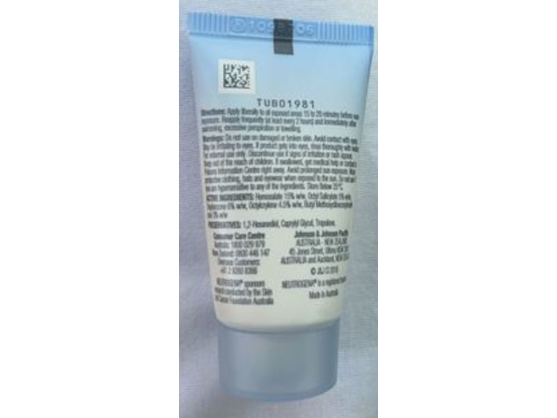 Neutrogena Dry-Touch Sunscreen Lotion, SPF 50+, 14 mL