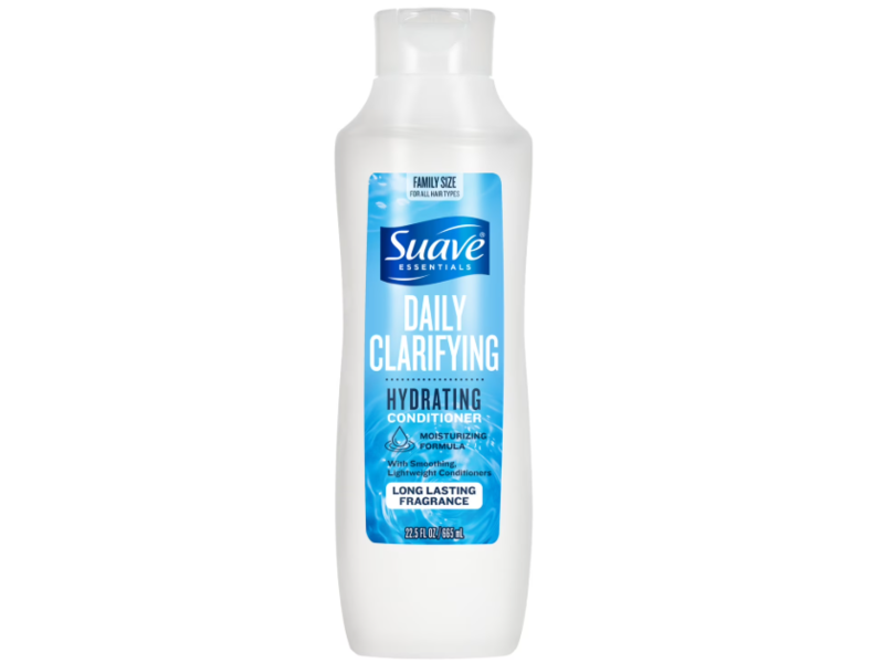 Suave Essentials Daily Clarifying Hydrating Conditioner, 22.5 fl oz/665 mL