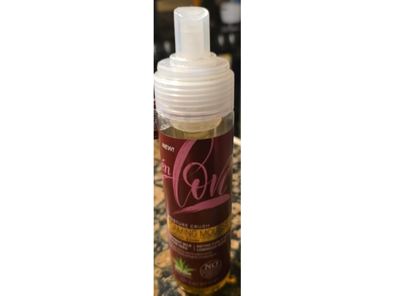 En Love Moisture Crush Foaming Mousse, Coconut Milk & Aloe Vera, 7.27 fl oz/215 mL