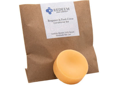 Redeem Soap Company Conditioner Bar, Bergamot & Fresh Citrus, 1 oz/28 g