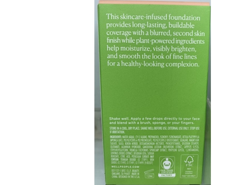 Well People Skinforia Serum Foundation, 16 Light Neutral, 1.7 fl oz/50 mL