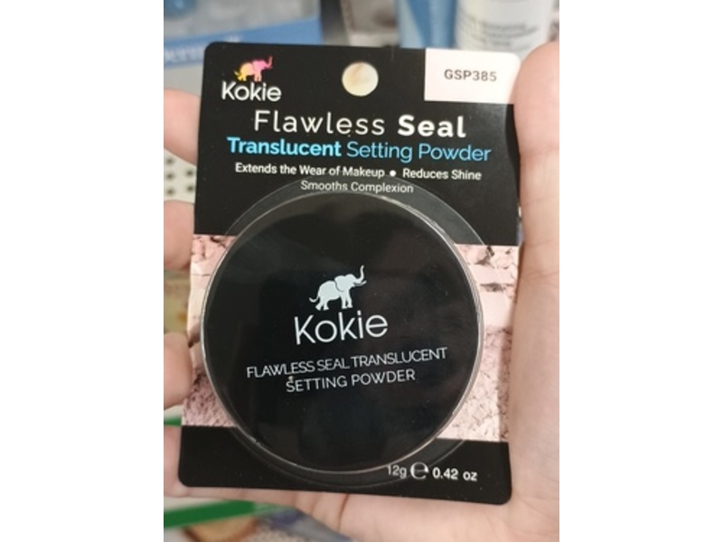 Kokie Flawless Seal Translucent Setting Powder, 0.42 oz/12 g