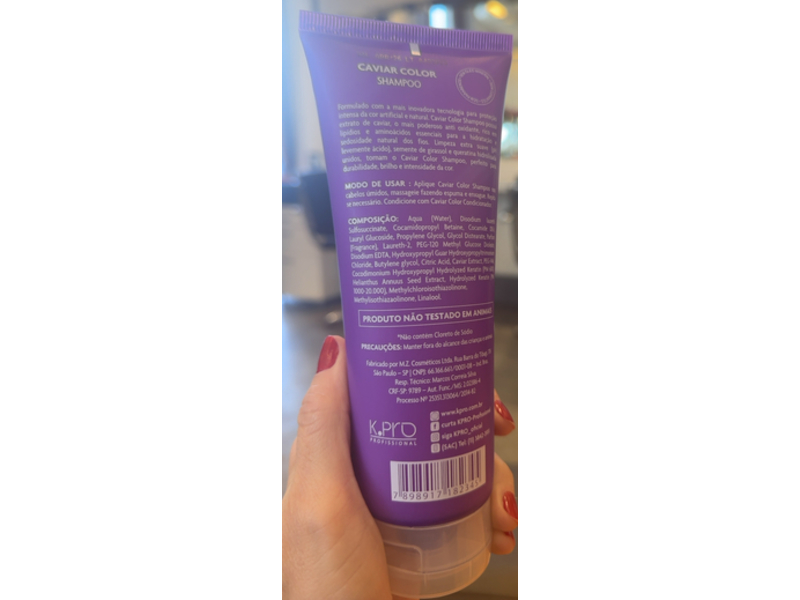 K.Pro Professional Caviar Color Shampoo, 8.11 fl oz/240 mL