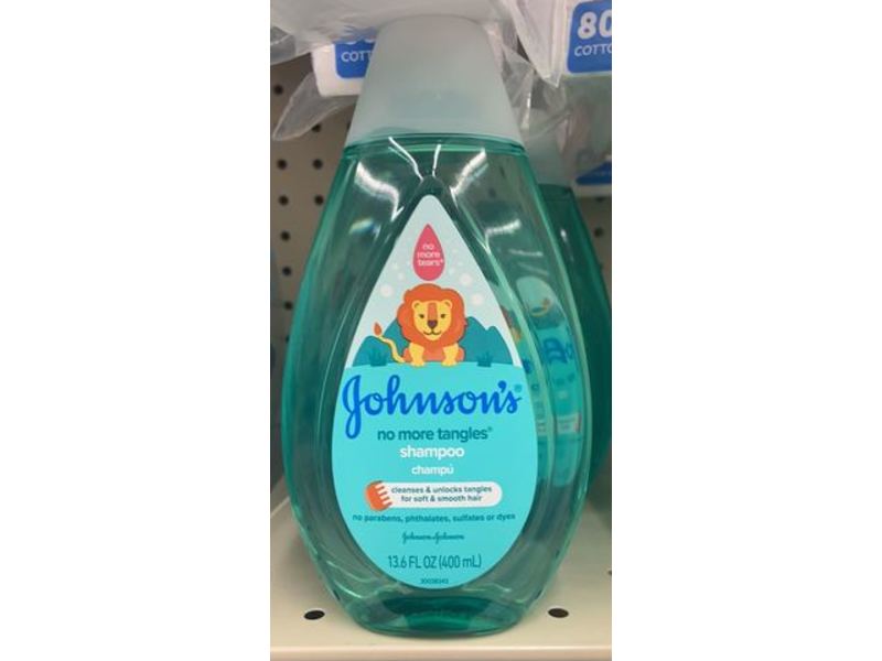 Johnson's No More Tangles Shampoo, 13.6 fl oz/400 mL, Pack Of 3
