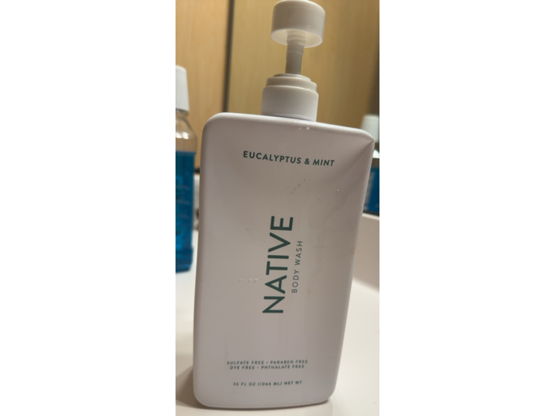 Native Body Wash, Eucalyptus & Mint, 36 fl oz/1064mL