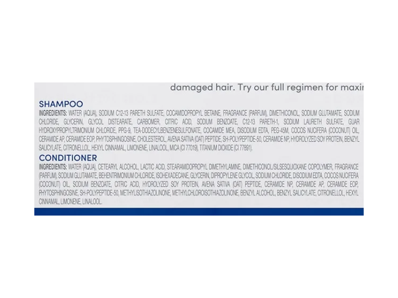 Dove Intensive Repair Damage Therapy Shampoo & Conditioner Set, 33.8 fl oz/1 L