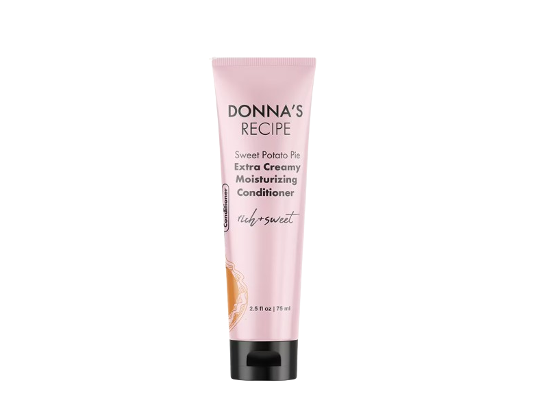 Donna's Recipe Extra Creamy Moisturizing Conditioner, Sweet Potato Pie, 2.5 fl oz/75 mL
