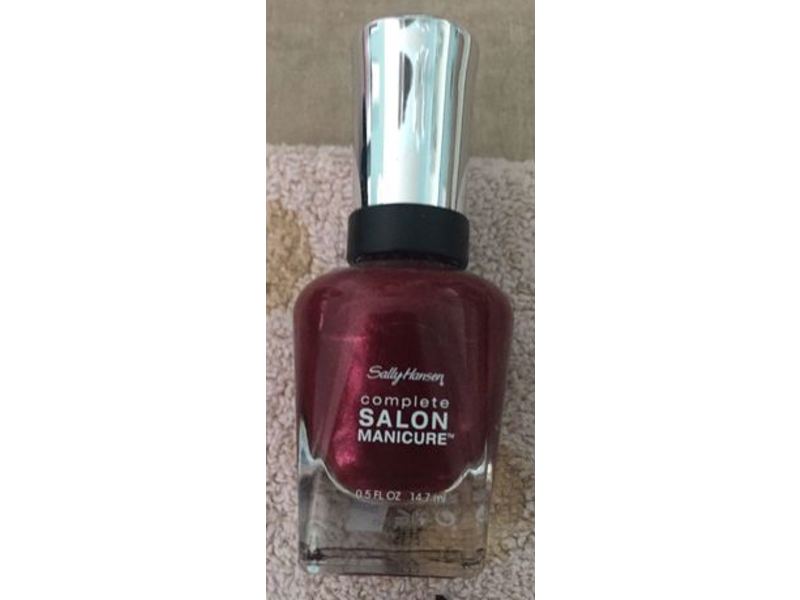 Sally Hansen Complete Salon Manicure Nail Polish, Wine Not, 0.5 fl oz/14.7 mL