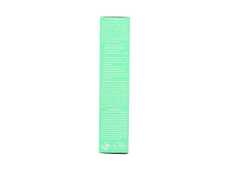 Dr. Bronners Spearmint Toothpaste, 5 oz/140 g