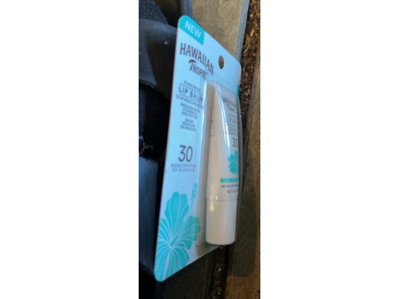 Hawaiian Tropic Sunscreen Lip Balm, SPF 30, Island Coconut, 0.35 oz/9.9 g