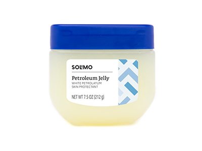 Solimo Petroleum Jelly White Petrolatum Skin Protectant Unscented 7 5 Oz Pack Of 4 Ingredients And Reviews