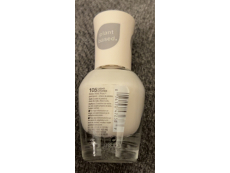 Sally Hansen Good.Kind.Pure Nail Polish, 105 Light Lychee, 0.33 fl oz/10 mL