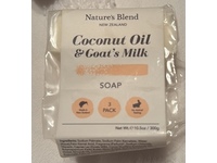 Nature's Blend Soap, Coconut Oil & Goat's Milk, 10.5 oz/300 g, Pack Of 3 - thumbnail 1