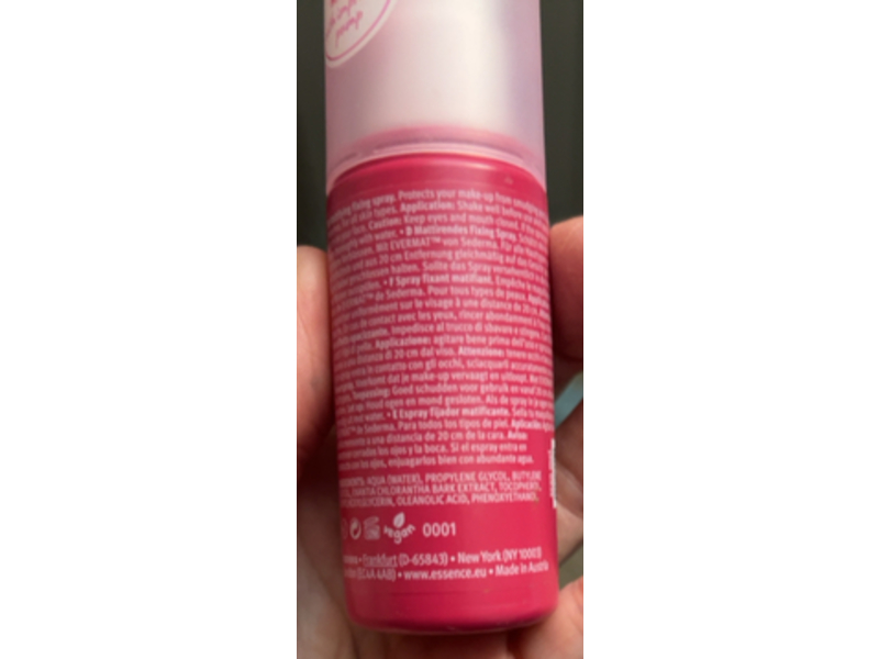 Essence Fix & Last Instant Matte Make-up Fixing Spray, 1.69 fl oz/50 mL