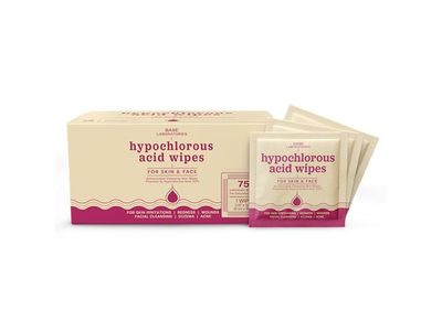 Base Laboratories Hypochlorous Acid Wipes, 75 Count
