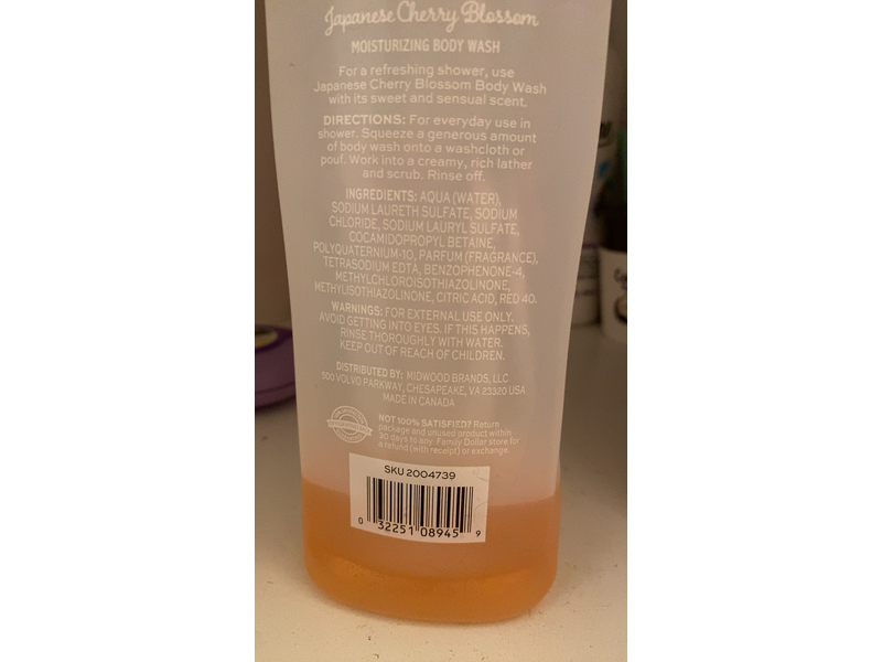 Modesa Moisturizing Body Wash, Japanese Cherry Blossom, 12 fl oz/354 mL