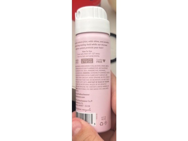Beachwaver Co. Great Barrier Heat Protectant Hair Spray, 1.4 oz/39 g.