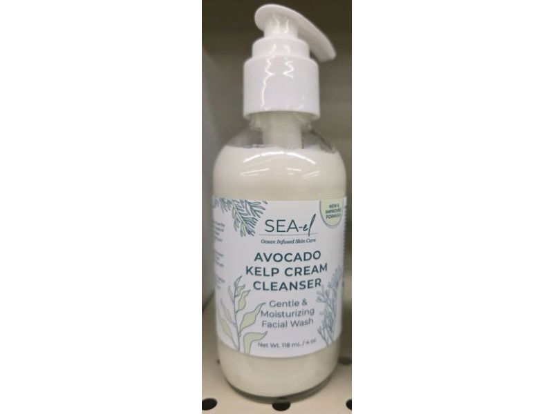 Sea-el Avocado Kelp Facial Cleanser, 4 oz/118 mL
