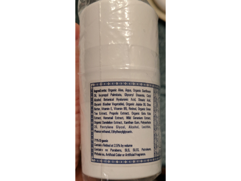 LilyAna Naturals Retinol Cream High-Potency Hyaluronic Blend, 1.7 oz