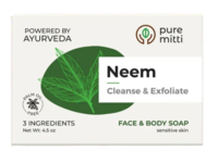 Pure Mitti Natural Hand & Body Soap, Neem, 1.2 oz - Image 2