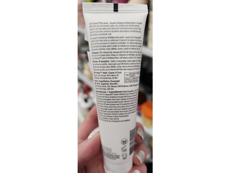 Briogeo Curl Charisma Rice Amino + Avocado Hydrating & Defining Mask, 2 fl oz/59 mL