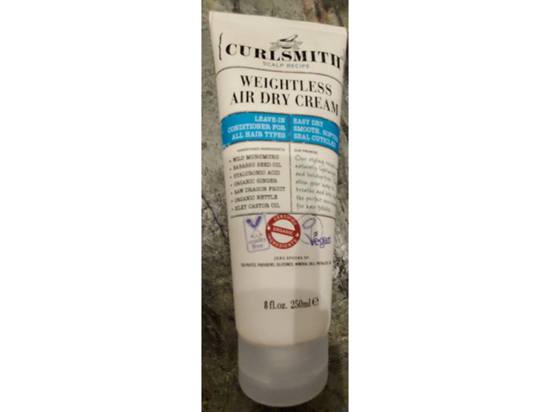 Curlsmith Weightless Air Dry Cream, 8 fl oz/250 mL