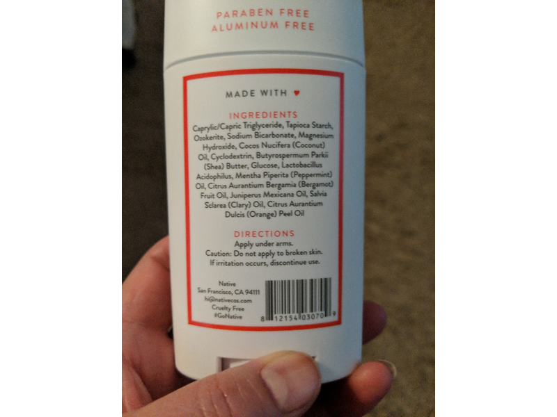 Native Deodorant, Candy Cane, 0.35 oz