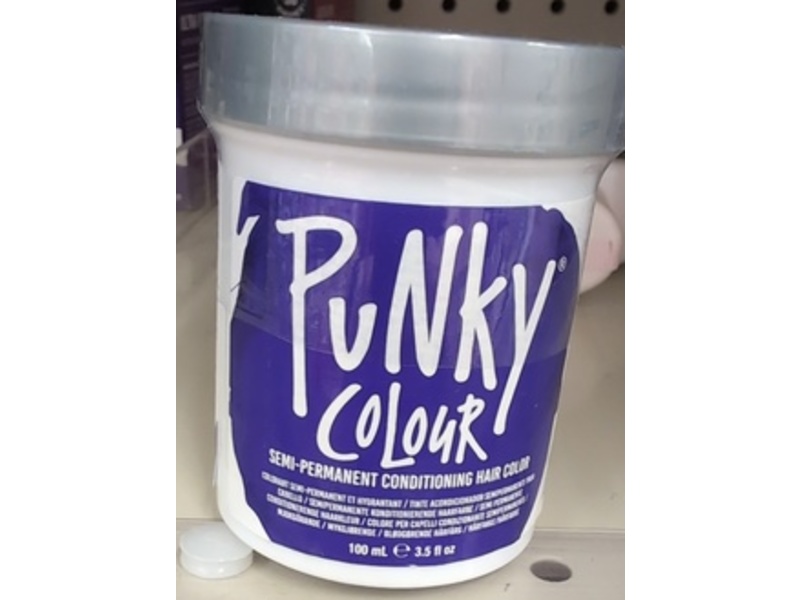 Punky Colour Semi-Permanent Conditioning Hair Color, Violet, 3.5 fl oz/100 mL