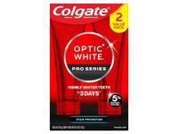 Colgate Visibly Whiter Teeth Toothpaste, Optic White, 3 oz/85 g, Pack Of 2 - Image 2