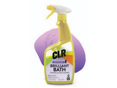 CLR Brilliant Bath Foaming Action Cleanser, Lavender, 26 fl oz/770 mL