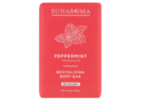Sunaroma Revitalizing Body Bar, Peppermint, Rosemary Oil, 8 oz/226 g - Image 2