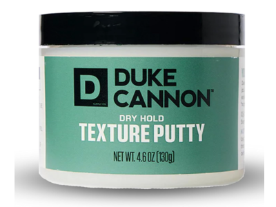 Duke Cannon Supply Co. Dry Hold Texture Putty Hair Cream, 4.6 oz/130 g
