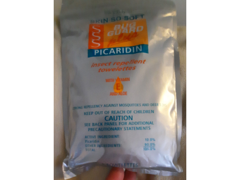 Avon Skin So Soft Bug Guard Plus Picaridin Insect Repellent Towelettes, 3.09 oz/87.52 g