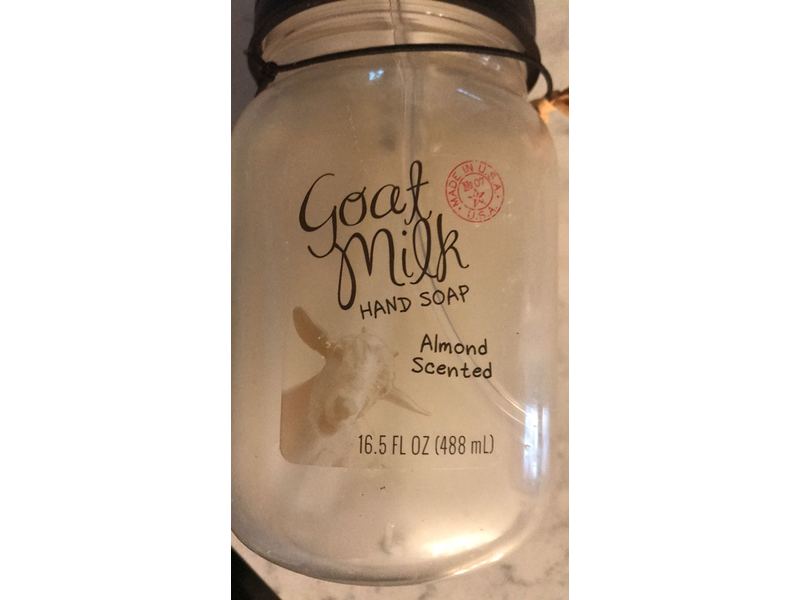 Simply Be Well Goat Milk Hand Soap, Almond Scented, 16.5 fl oz/488 mL
