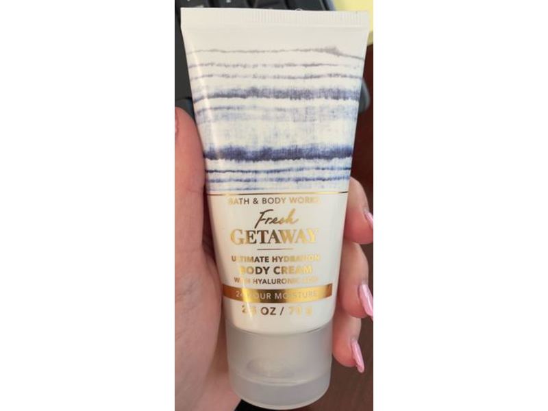 Bath & Body Works Getaway Hydration Body Cream, Fresh, 2.5 oz/70 g